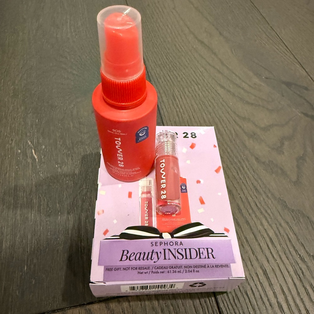 Tower 28 SOS Daily Rescue Facial Spray and ShineOn Lip Jelly